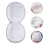 ULTNICE 1 Pc Sock Bag for Washing Machine Polyester White for Delicate Wash 6