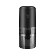 Moulin à café électrique portable rechargeable par USB avec meule en céramique, mouture fine/grosse réglable pour café filtre, expresso et