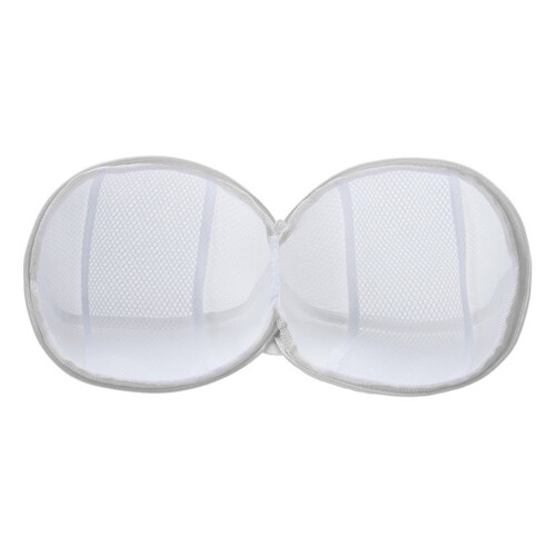 ULTNICE 1 Pc Sock Bag for Washing Machine Polyester White for Delicate Wash 2