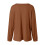 Women's knitted maternity sweater brown fall winter 6