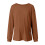 Women's knitted maternity sweater brown fall winter 4
