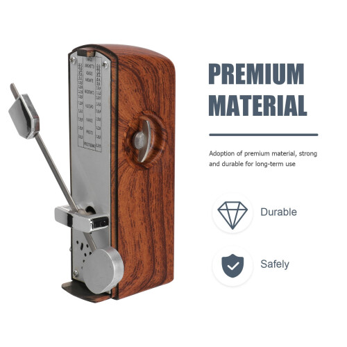 Metronome for Instruments Wooden Finish 2