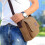 Plecak crossbody z płótna unisex, torba podróżna 2