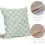 Fodere per cuscini con stampa a blocchi blu e verde, 45x45 cm, set da 2 4