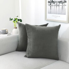 Fløjlspudebetræk 45x45cm pakke med 2