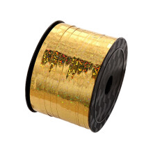 Ribín Lúbtha Nollag Miotalach 100 Slat, Sreang Balún 0.2" x30Tr le haghaidh Fillte Bronntanais & Maisiúcháin Saoire