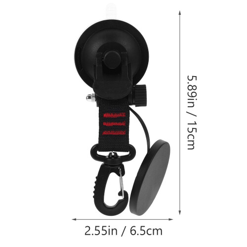 Heavy Duty Suction Cup Cups with Hook Tie Down Car Accessory Practical Flat Position Pool Tent Pet Abs 1