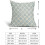Fodere per cuscini con stampa a blocchi blu e verde, 45x45 cm, set da 2 5