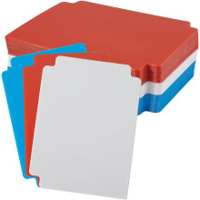 Conjunto de 60 divisórias coloridas para cartas colecionáveis (7 x 9,4 cm), bandejas plásticas para organizar e guardar cartas de jogos –