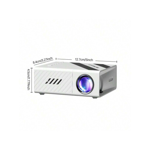 Proyector portátil 4K HD con enfoque automático y cámara integrada 1