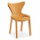(4x Orange Stacking Chairs) Modern Style Retro Dining Garden Stackable Chairs 3