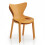 (4x Orange Stacking Chairs) Modern Style Retro Dining Garden Stackable Chairs 6