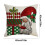 Ensemble de 2 coussins gnomes de Noël verts, 45 cm x 45 cm 3