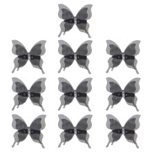 Curtain Safety Pin Rhinestones Decorative Pin For Wedding-Black