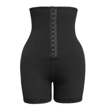 Guaina modellante da donna alla moda, contenitiva per la pancia, a vita alta, sollevante per i glutei, modellante per il corpo, nera