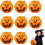 Κουβάς με κολοκύθες για το Halloween, 8 πλαστικοί κουβάδες για ζαχαρωτά, χαριτωμένες 1