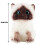 Peluche chat Mikilon, petit modèle réaliste en position assise, 20 cm 6