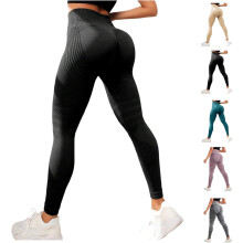 3D anti-cellulitis compressielegging, yoga- en fitnessbroek met hoge taille, buikcontrole en billenlift