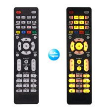 Telecomando universale con pulsante retroilluminato per Smart TV, telecomando universale di ricambio