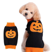 Halloween kutya pulóver szettek töklámpás kölyökkutya ruhák kisállat kötöttáru kutyáknak és macskáknak jelmez-XL