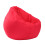 Pouf gonflable pour enfant avec housse imperméable, rouge 1