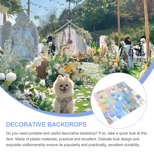 Glitter Backdrop Shimmer Wall Panel for Plastic 70 Inches 1
