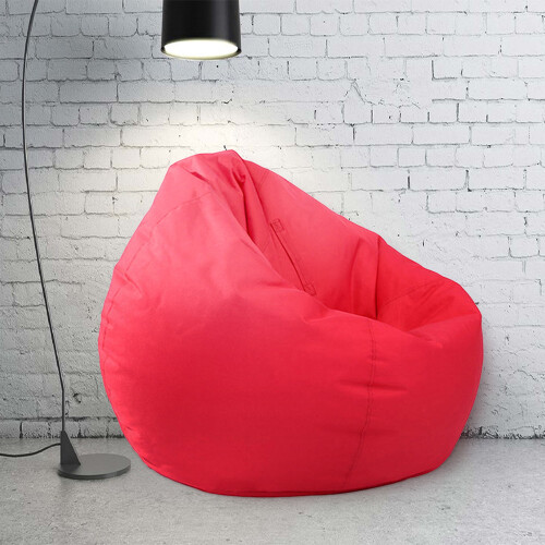 Pouf gonflable pour enfant avec housse imperméable, rouge 2