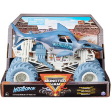 Official Megalodon Monster Truck – 1:24 Die-Cast, BKT Tires, Retro 2017 Edition, Compatible with Mega Construx & LEGO, Ages 3+