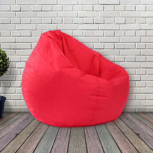 Pouf gonflable pour enfant avec housse imperméable, rouge 1