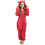 Παιδική βελούδινη πιτζάμα Onesie σε χρώμα καρπουζιού – Ζεστή, χνουδωτή ολόσωμη 1