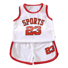 Ediodpoh Kids Basketball Outfit Set – Mesh Vest & Shorts, Lightweight Sportswear for Boys & Girls, White, 6-7Y, Compatible with Ediodpoh