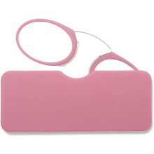 Ochelari de citit mini fără brațe pentru bărbați și femei, cu clips subțire pe nas, cu husă portabilă mică