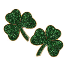 Worgeous2PCS Emaille St. Patrick's Day Reversspeld Sieraden voor Dames en Heren Ierse Groene Bladeren Speld Emaille Broche voor Vest Hoed Sjaal