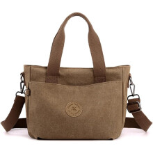 Sac cabas en toile pour femme - Sac bandoulière décontracté avec plusieurs poches