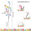 Spring Easter Egg Floral Picks 11 inch 3 pcs 3