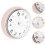 Waterproof Clock for Bathroom Wall Clock White 1Pack 3