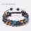 Βραχιόλι Θεραπευτικού Κρυστάλλου Tiger Eye Black Obsidian Hematite για Άνδρες & Γυναίκες – 1