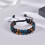 Βραχιόλι Θεραπευτικού Κρυστάλλου Tiger Eye Black Obsidian Hematite για Άνδρες & Γυναίκες – 5