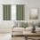 Cortinas opacas 100% na cor verde-sálvia, 52x45 polegadas (132x114 cm), 2 painéis, com ilhós, isolamento térmico e acústico – compatíveis com 8