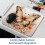 Antislip muismat van rubber met vlinderdesign (1 stuk) 5