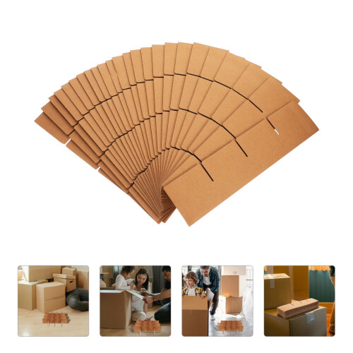 YEAHIBABY glass dividers for packing for packaging tool brown multi-compartment 24PCS