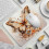Antislip muismat van rubber met vlinderdesign (1 stuk) 6