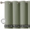 Cortinas opacas 100% na cor verde-sálvia, 52x45 polegadas (132x114 cm), 2 painéis, com ilhós, isolamento térmico e acústico – compatíveis com 4