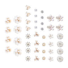 44-teiliges, markenloses Charms-Set zur Dekoration von Clogs, einfach anzubringendes Schuhzubehör, 2,2 x 2,2 cm