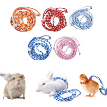 Set di guinzagli regolabili per anatroccoli, confezione da 5 corde per pettorina per piccoli animali domestici (senza campanelli, M: 79") –