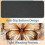 Antislip muismat van rubber met vlinderdesign (1 stuk) 3