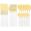 Mirror Cutlery Set 18/0 Stainless Steel White Handles 1