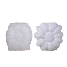 Elegante Sonnenblumen, robuste Silikonform, tragbar, für Ton,