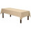 Beige polyesterduk 23 x 36 cm til 2,4 meter bord 2