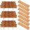 YEAHIBABY glass dividers for packing for packaging tool brown multi-compartment 24PCS 5